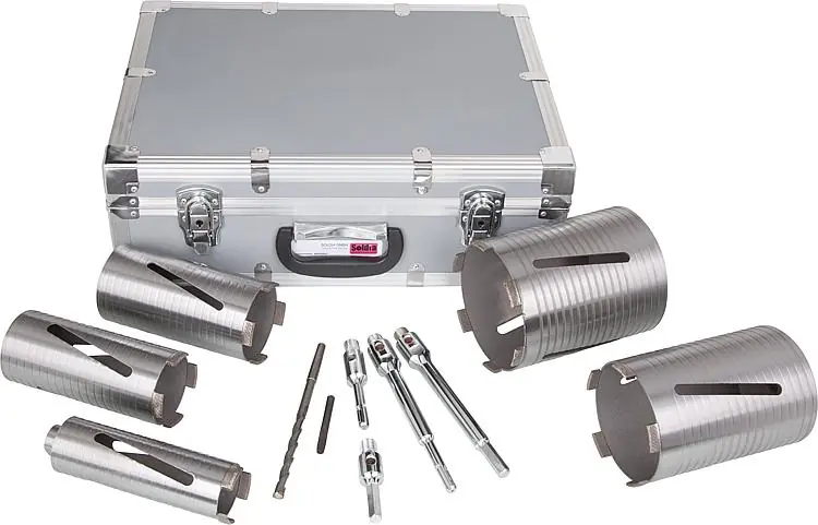 Top-Preis Diamant-Bohrkronen-Set Mauerwerk/Beton, 11-teilig, 52-132mm
