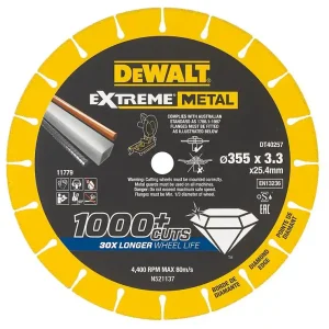 Top-Angebot Diamant-Trennscheibe DeWALT DT40257-QZ, Ø350x3,3x25,4mm