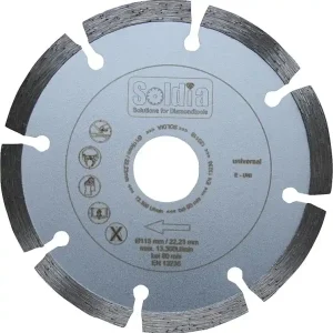 Diamant-Trennscheibe universal E-UNI Drm. 115 x 22,23mm Nur Heute