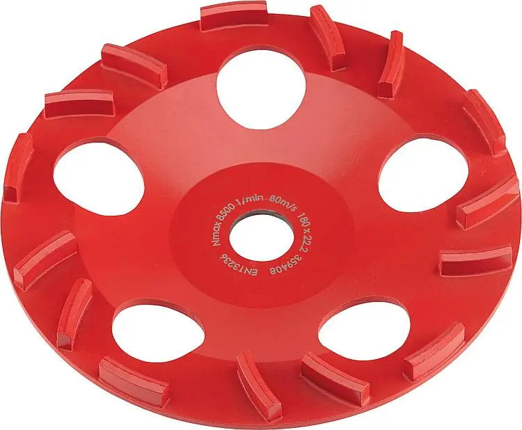 Diamantschleifteller Flex E-Jet, für Beton Klebstoffe, Estrich, Putz, Mörtel, Sandstein, Ø 180 mm Preisknaller