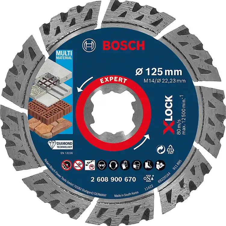 Diamanttrennscheibe BOSCH Expert Multi Material Ø 125 x 22,23 x 2,4 mm Sale