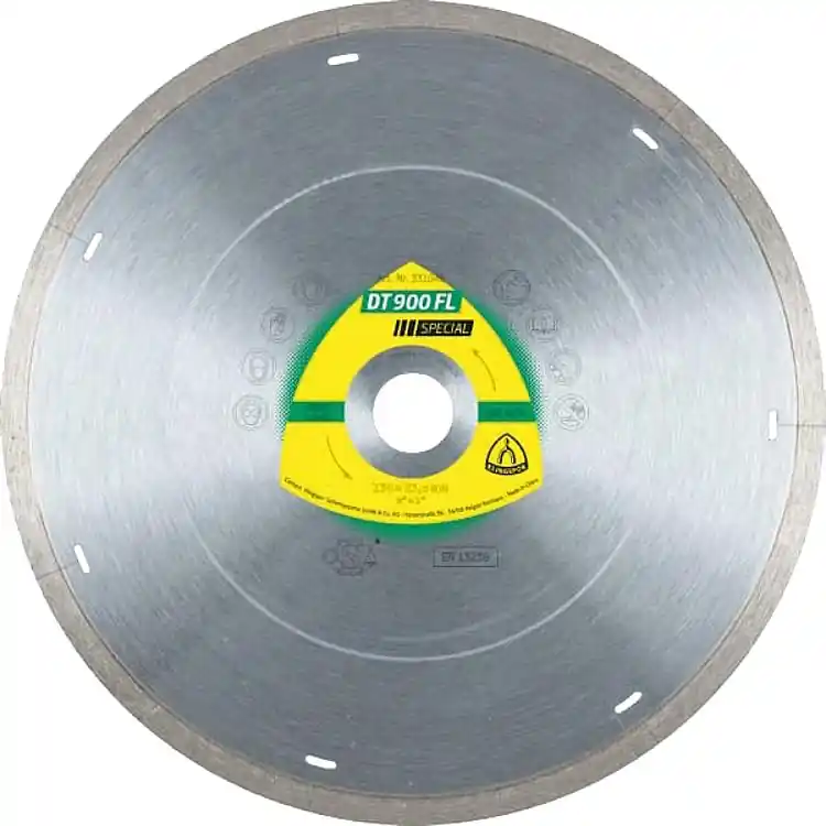 Diamanttrennscheibe KLINGSPOR 115x22,23mm geschl. Rand mit Laserschlitzen Top-Seller