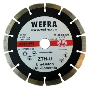 Diamanttrennscheibe Universal ZTH-U 180 x 22 mm Günstig