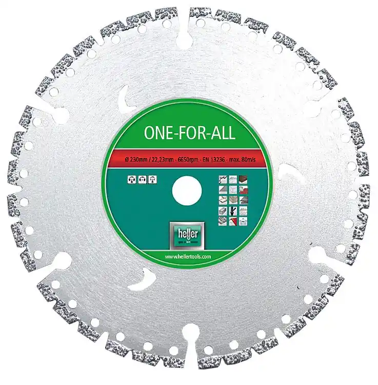 Online Kaufen Diamanttrennscheiben HELLER® ONE FOR ALL Ø 125 x 22,23 mm