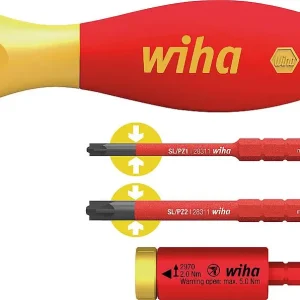 Drehmoment-Set Wiha® easyTorque Adapter electric, 2,0 Nm, 4-teilig Geprüft