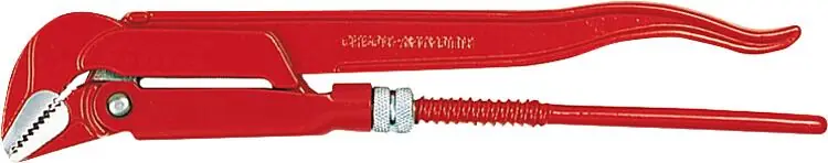 Super-Preis Eckrohrzange 45°Maul Zweihand 1 1/2"