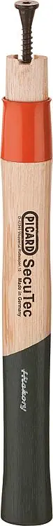 Ersatzstiel PICARD Hickory-Holzstiel, L 280mm, mit Keilschraube (Schlosserhammer) Versand Am Gleichen Tag