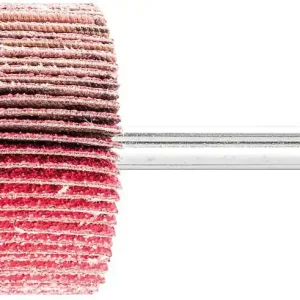 Fächerschleifer Pferd F, Ø 40 x 20 mm, Schaft-Ø 6 mm, Körnung A 80 Neue Ware