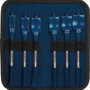 Aktuell Flachfräsbohrer BOSCH 6-teilig Expert SELFCUT Ø 13/16/19/20/22/25mm, Länge 152 mm mit 1/4" Sechskantaufnahme