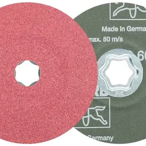 Saisonangebot Fiberscheibe Pferd COMBICLICK, Ø 125 mm, Körnung CO60