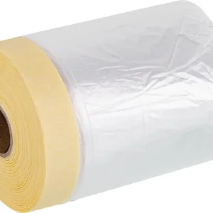 Neue Kollektion Flachkrepp mit Abdeckfolie Innen, (BxL) 55cm x 33m
