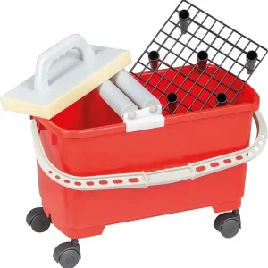 Fliesenwaschset Profi 8tlg. 22ltr. 4 Rollen Hydroschwamm Neu