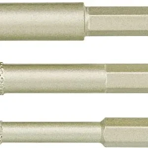 Fliesenbohrkronenset HELLER® 3-tlg Diamant CeraExpert Accuspeed Ø 6/8/10 mm Wochenendangebot