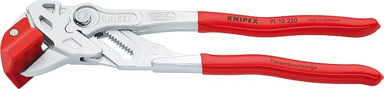 Fliesenbrechzange Knipex Länge 250mm verchromt Geprüft