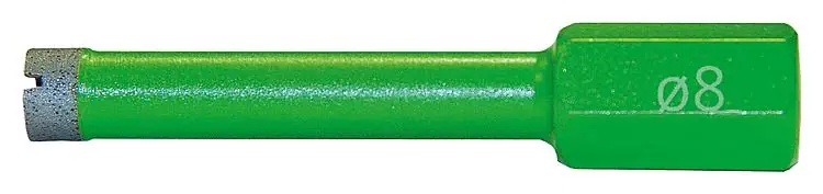 Fliesenhohlbohrkrone D=8,0x60 mm zum Bohren in Feinsteinzeug und Naturstein Neue Ware
