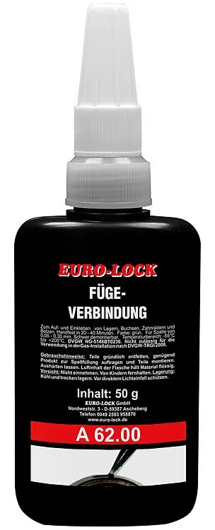 Bestseller Fügeverbindung hochfest (DVGW) EURO-LOCK A 62.00, 50g Dosierflasche dickflüssig