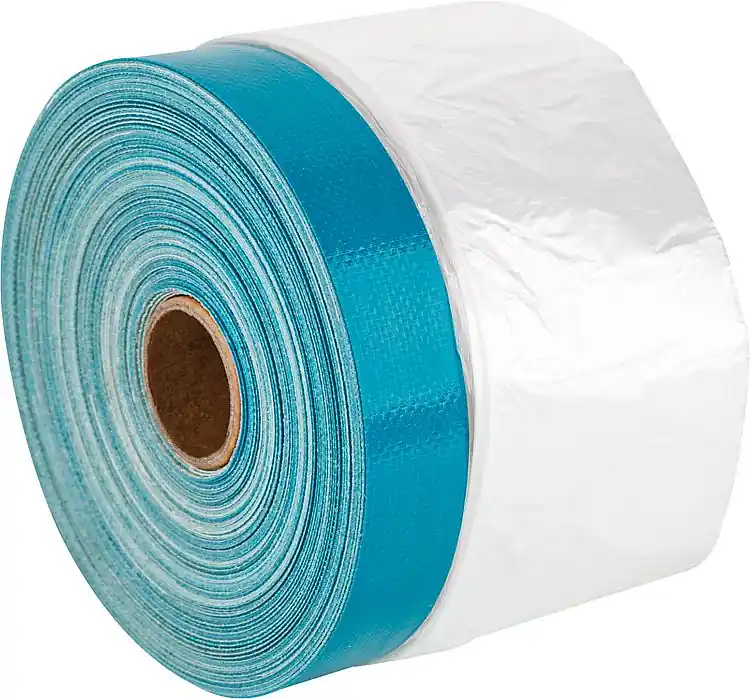 Billig Gewebeband mit Abdeckfolie 20 m / 1100 mm Innen + Außen