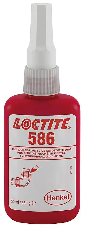 Direkt Vom Hersteller Gewindedichtung hochfest / langsamhärtend LOCTITE 586, 50ml Dosierflasche