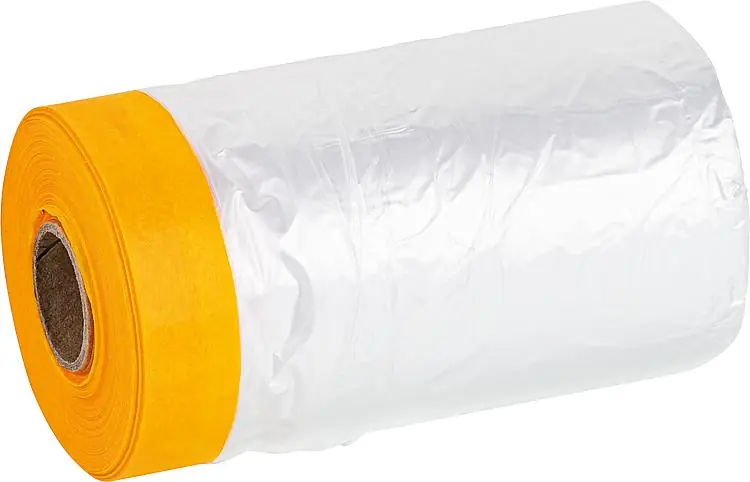 Saisonangebot Goldband mit Abdeckfolie Innen + Außen, (BxL) 55cm x 25m