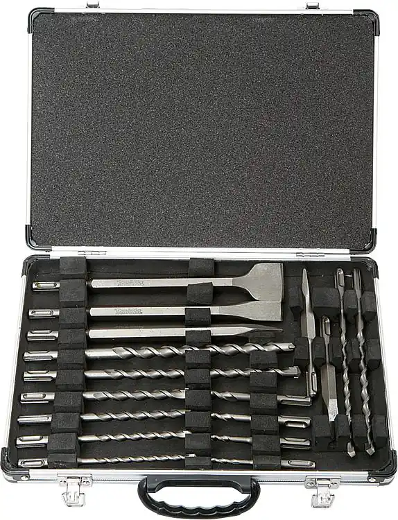 Hammerbohrer- und Meißel-Set Makita 17-teilig, SDS-Plus, 2-Schneider Bestpreis