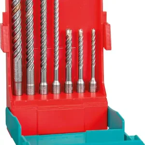 Beliebt Hammerbohrerset HELLER® 7-tlg. 4Power mit SDS-Plus Aufnahme Ø 5/6/6/8/8/10/12 mm