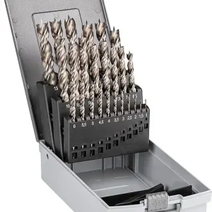 Sonderangebot Holzspiralbohrer-Set Alpen HSS, 25-teilig, Ø 1,0-13,0